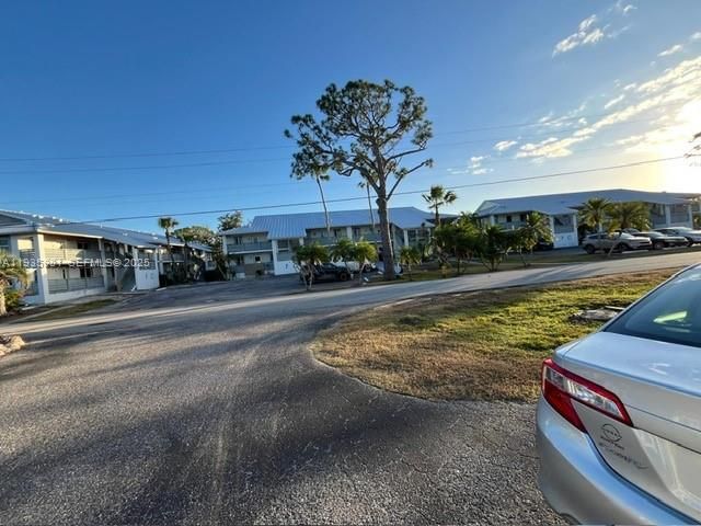 Across the street is pool and mail box