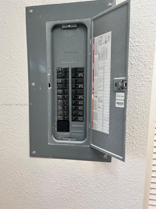 Newly installed Electrical panel.