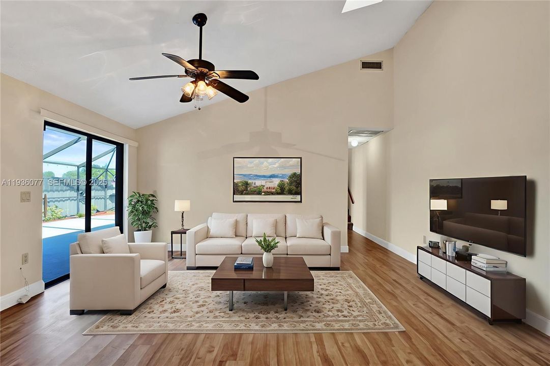 An example of furniture placement.