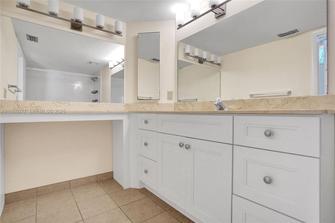 Includes a vanity area!