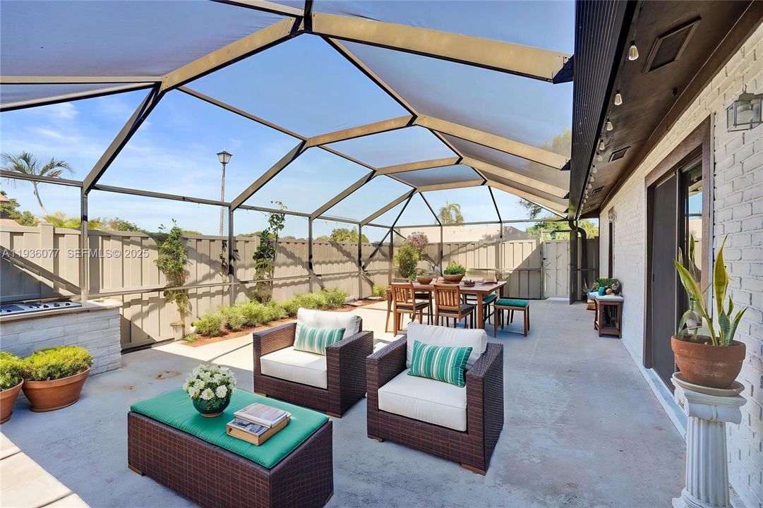 Here is an idea of what you could do with your outdoor space!