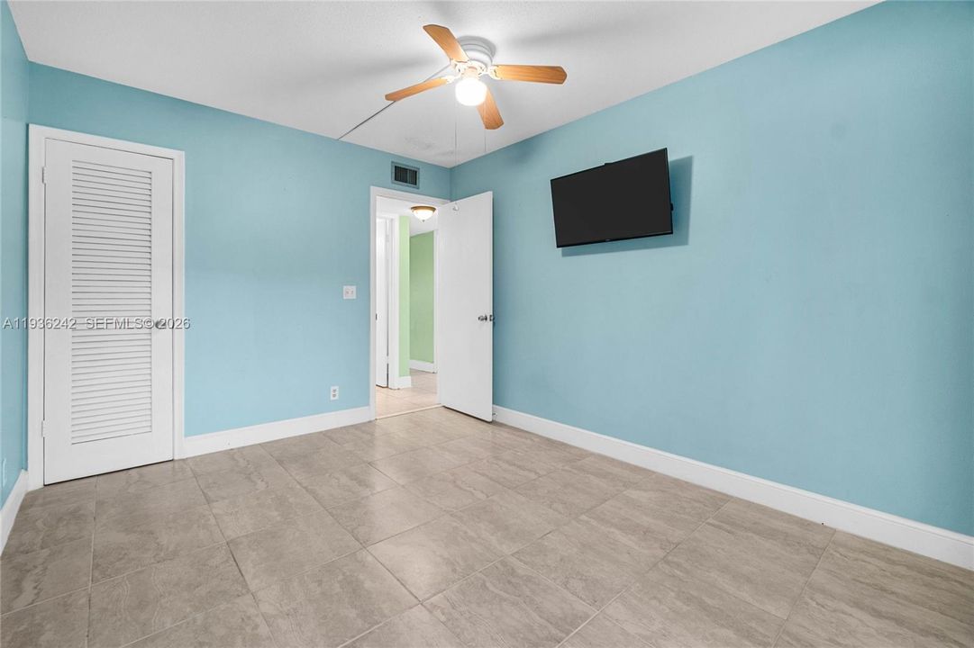 Bedroom 2- Already mounted TV included in purchase