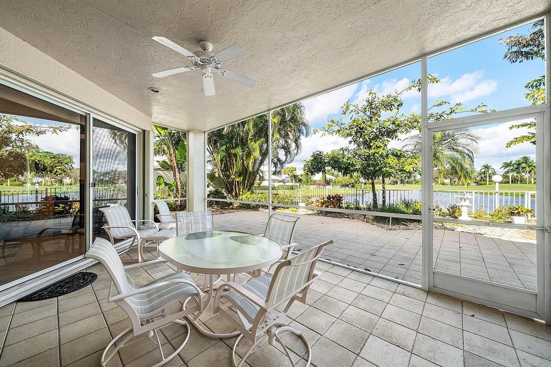 Screened patio