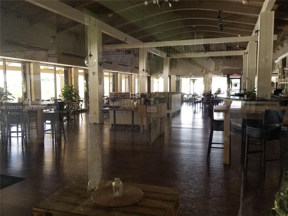 Juniper restaurant in the amazing complex