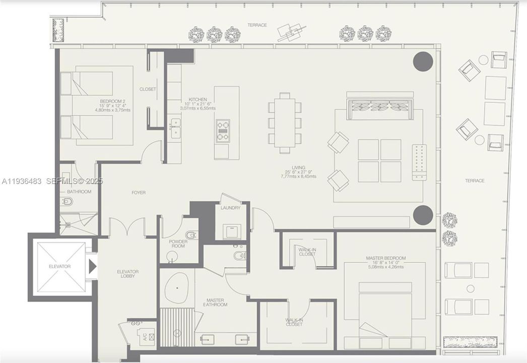 For Rent: $20,000 (2 beds, 2 baths, 1805 Square Feet)