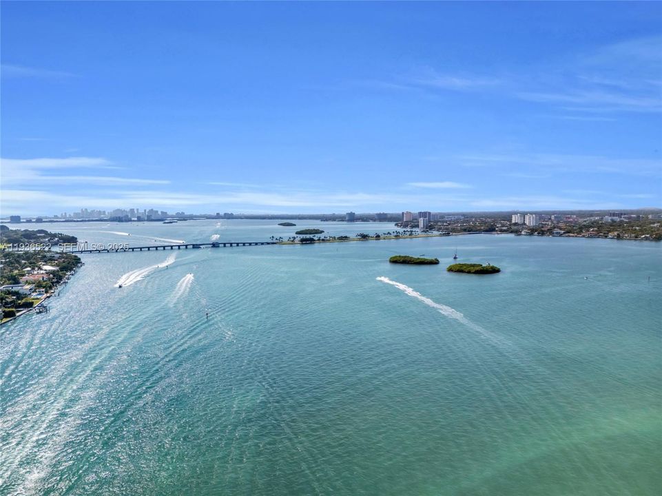 Aerial view of Intracoastal for boating