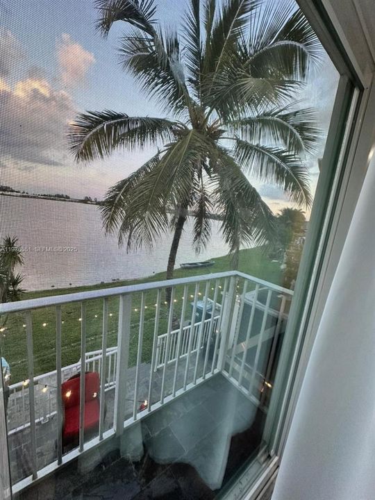 View from the master bedroom