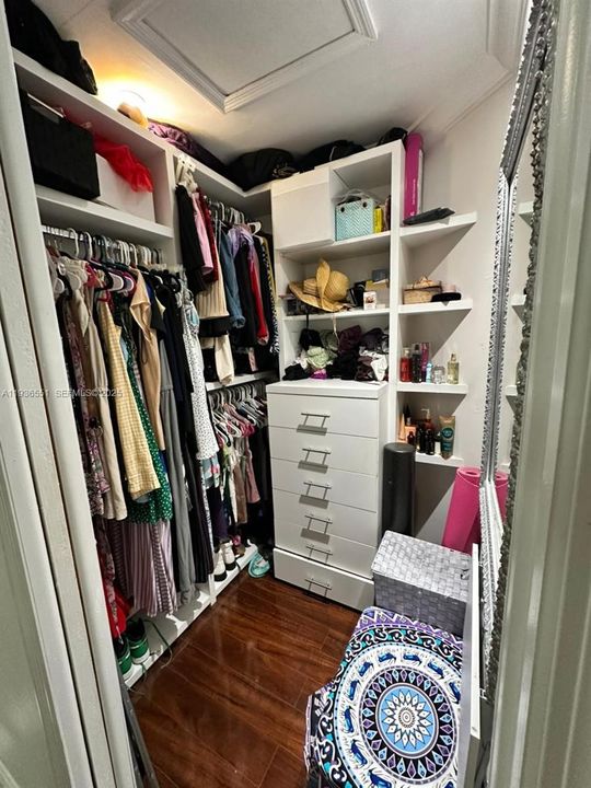 Master closet