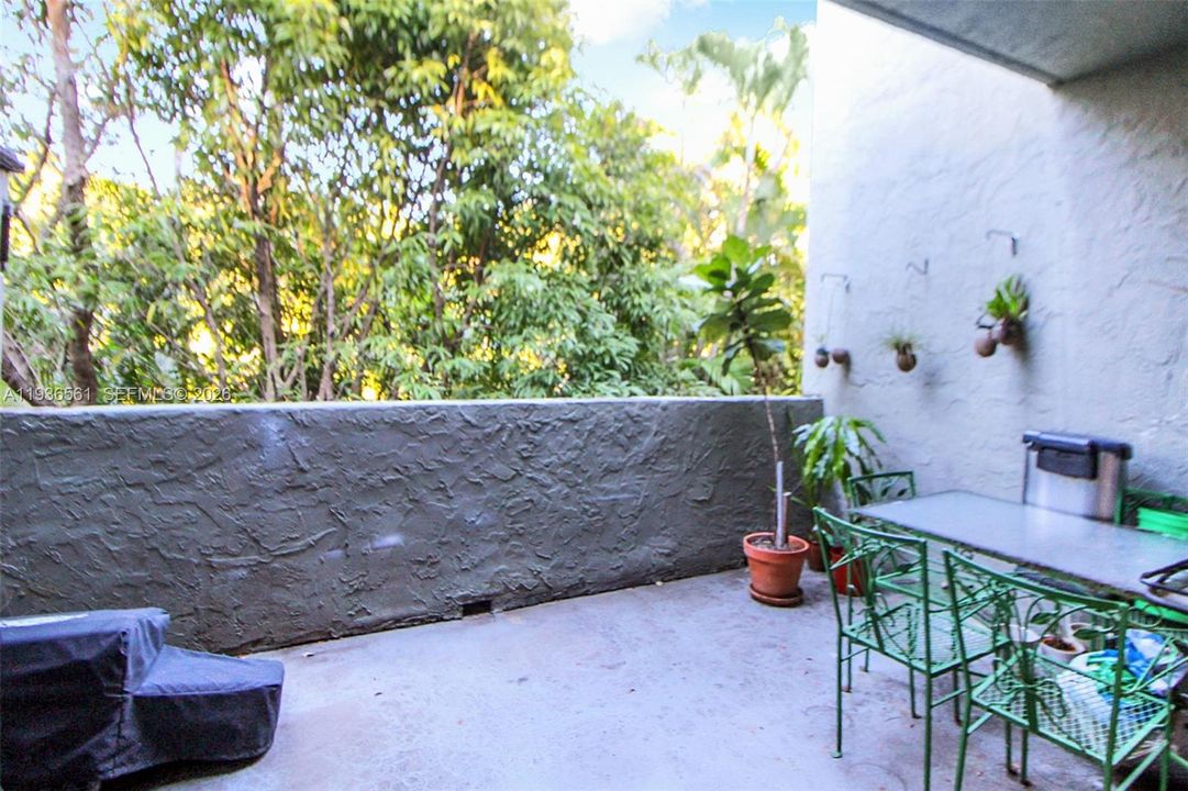 First level balcony.