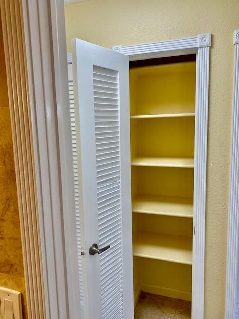 Linen Closet in Hallway