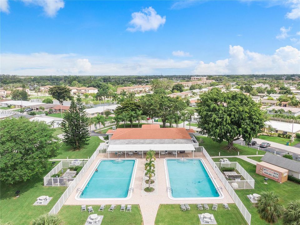 1 heated community pool