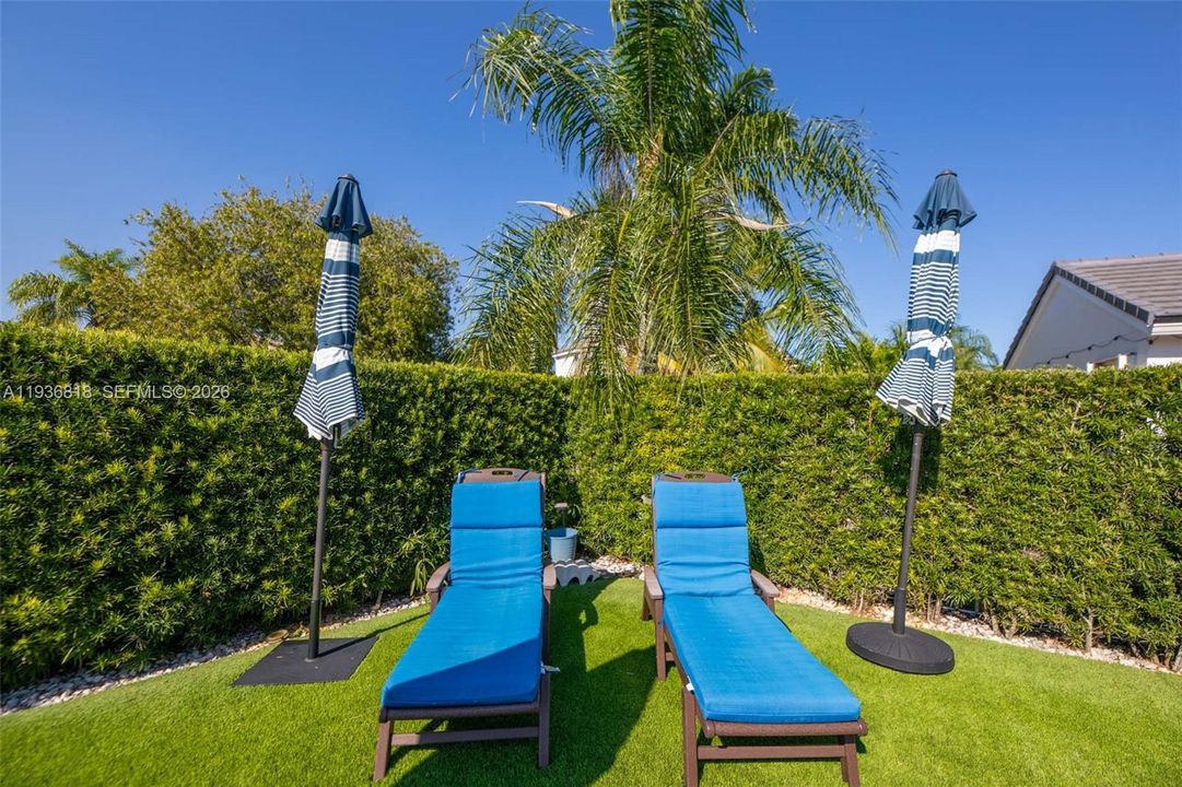 Relaxing private area