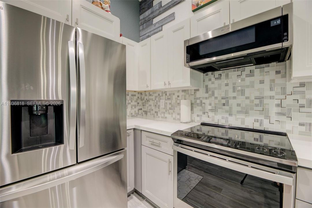 Kitchen has been totally upgraded