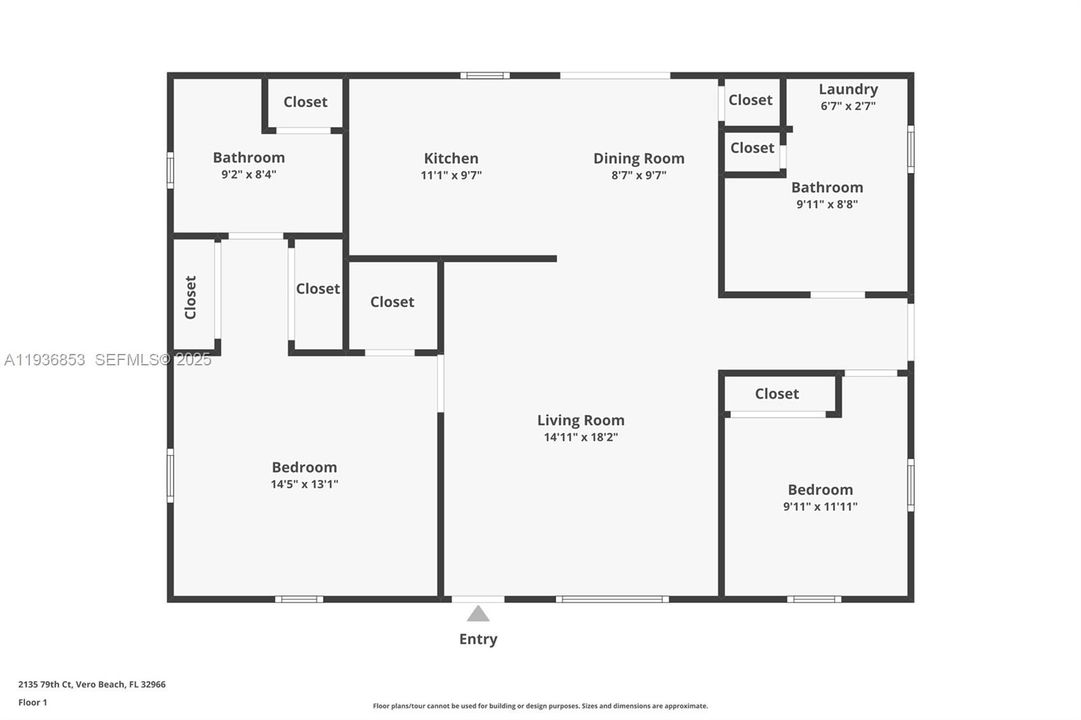 For Sale: $245,000 (2 beds, 2 baths, 1120 Square Feet)