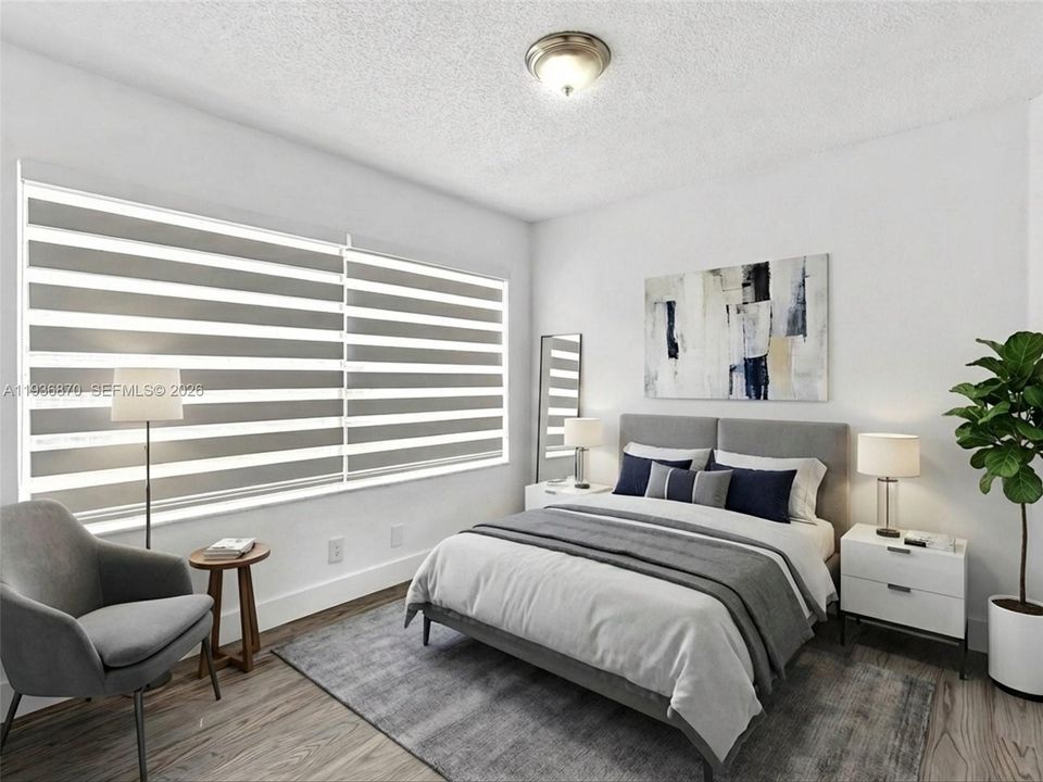 2nd bedroom, virtually staged