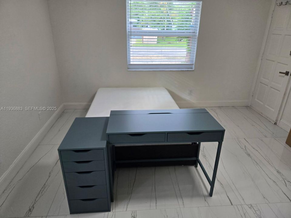 Bed and Desk if needed
