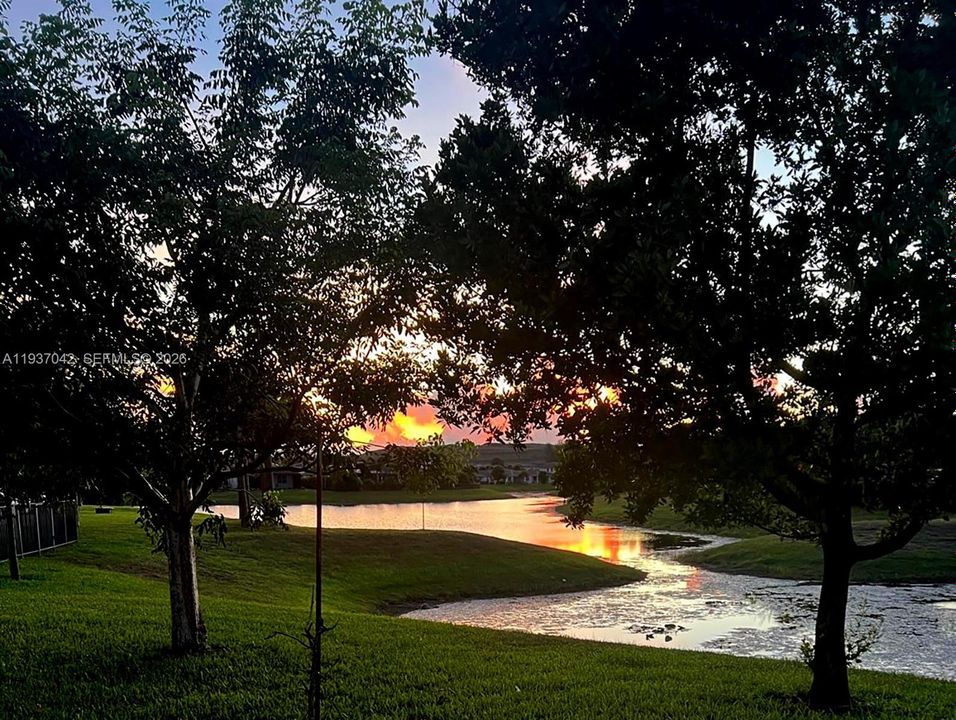 SUNSET VIEW FROM UNIT