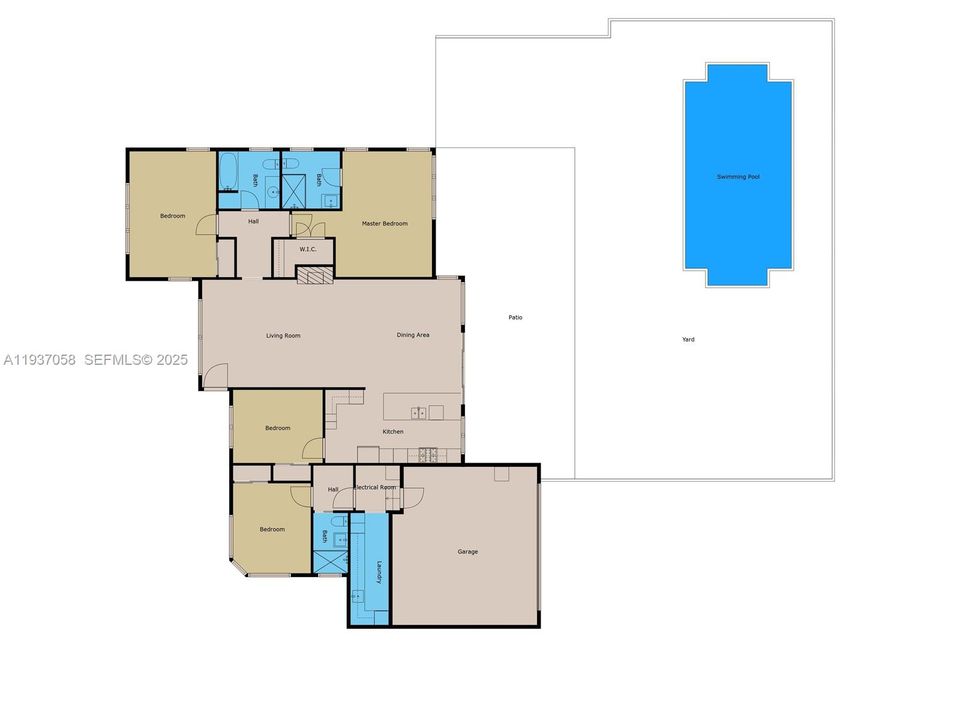 待售: $1,450,000 (4 贝兹, 3 浴室, 1944 平方英尺)