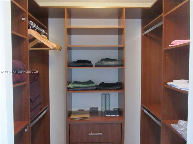 Her Walk-in closet