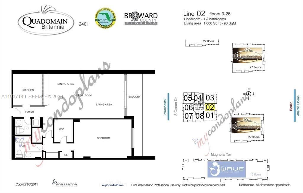 For Sale: $360,000 (1 beds, 1 baths, 1000 Square Feet)