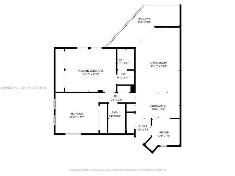 For Rent: $2,000 (2 beds, 2 baths, 1096 Square Feet)