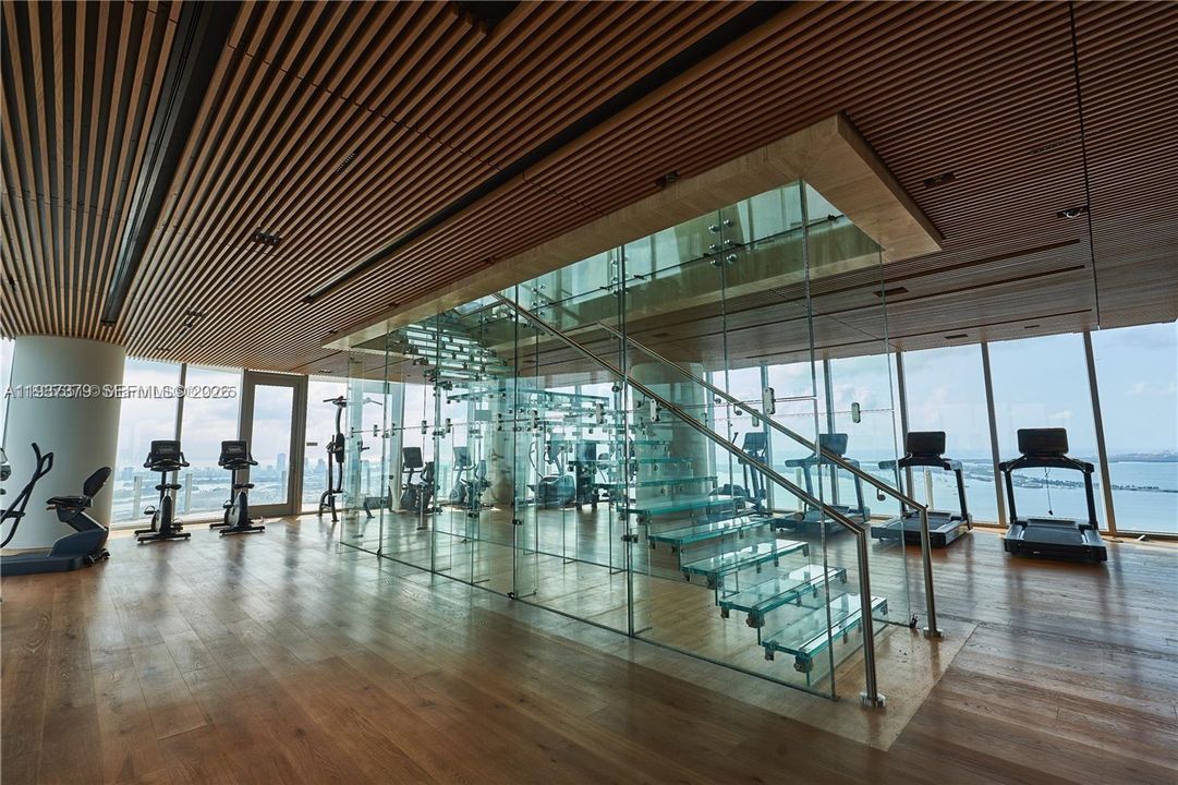 First level of two-level gym