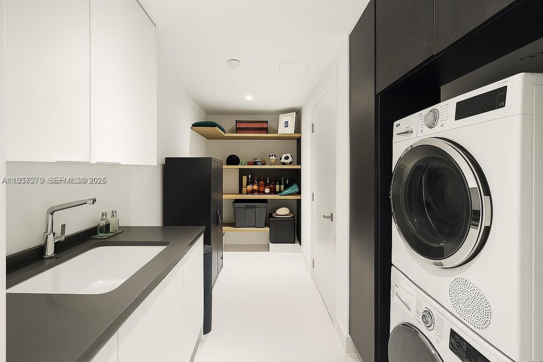 Staff quarter and laundry