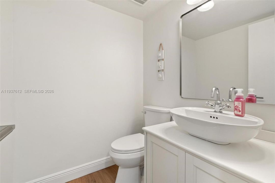 HALF-BATHROOM downstairs