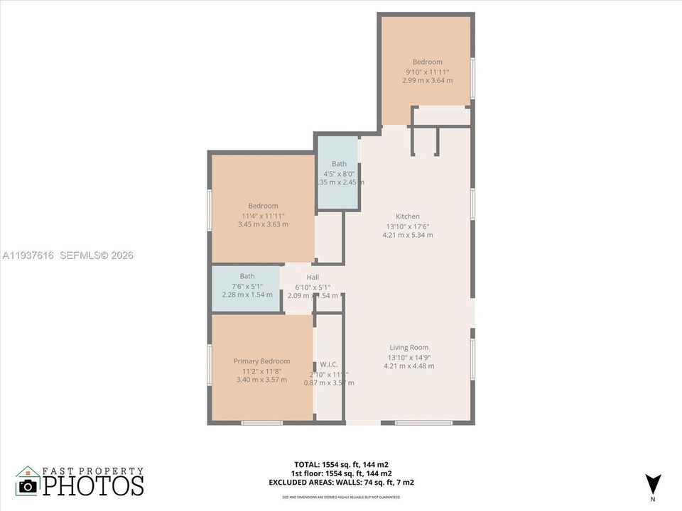出租: $3,500 (3 贝兹, 2 浴室, 1554 平方英尺)