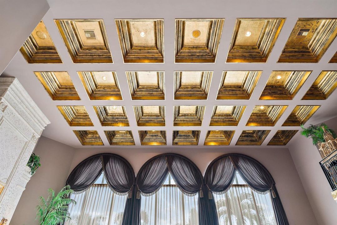 Soaring ceiling detail