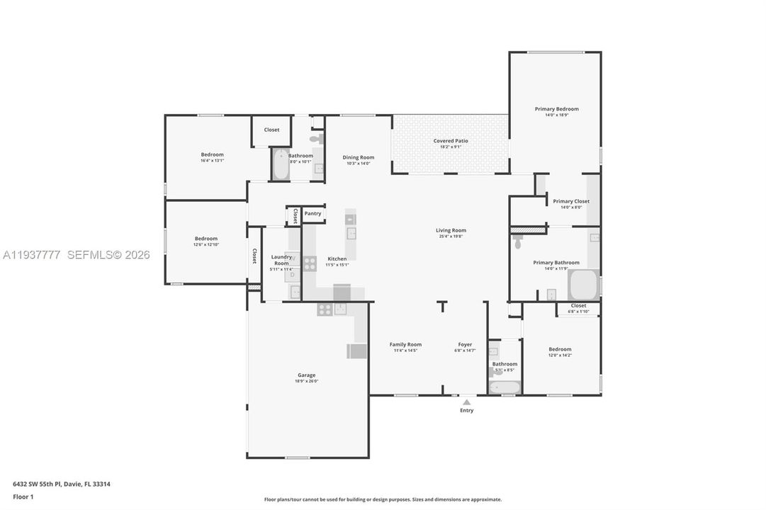En Venta: $1,250,000 (4 camas, 3 baños, 2723 Pies cuadrados)