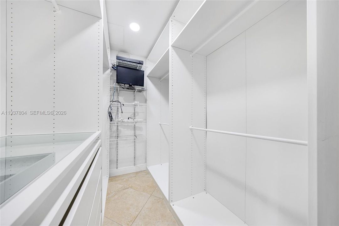 IKEA Built it closet included in Primary walk in closet