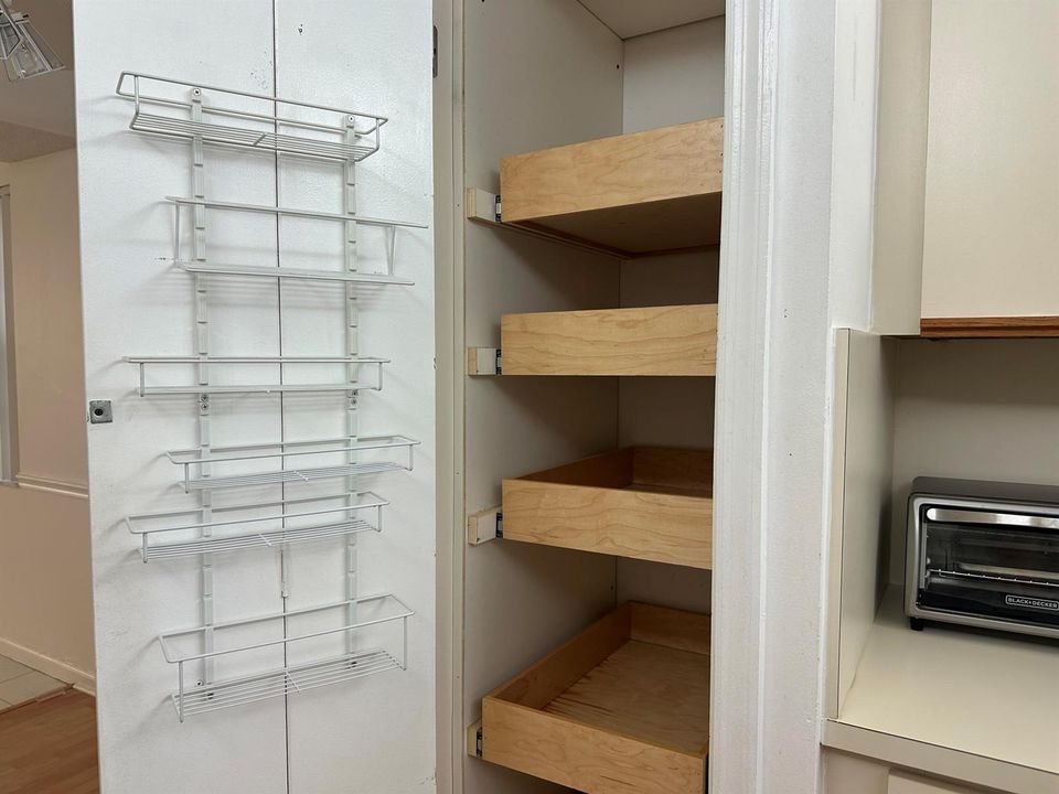 CUSTOM PULL OUTS IN KITCHEN