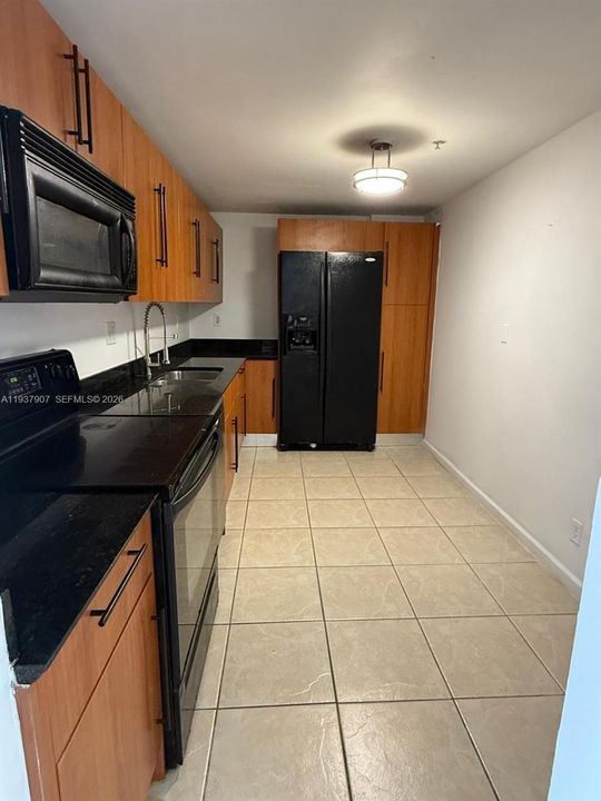 Patio area with beach access.