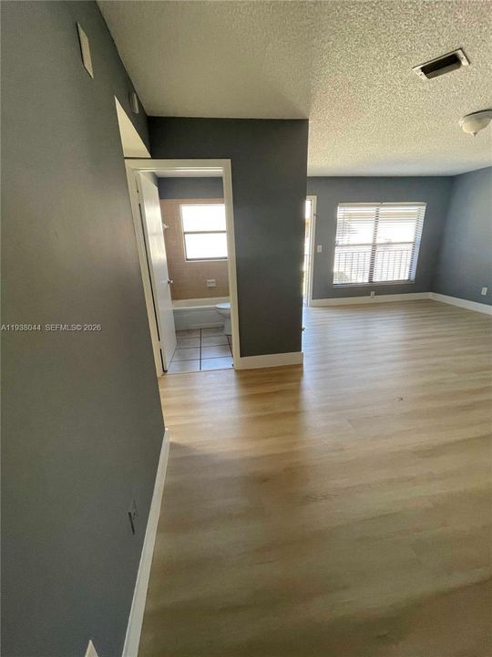 Open space with main entrance