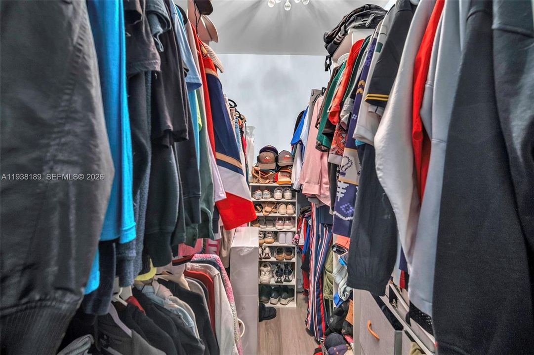 Master closet