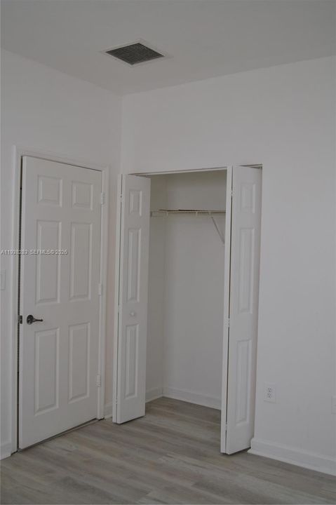 Second bedroom wall to wall closet.