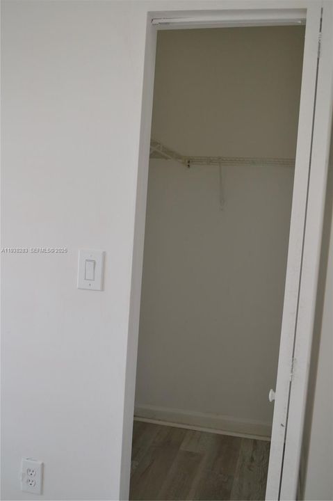 Third bedroom walk in closet.