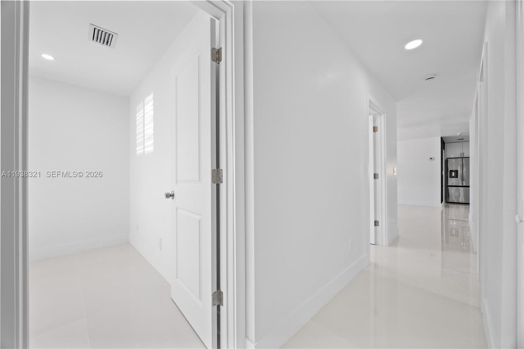 View from the hallway.