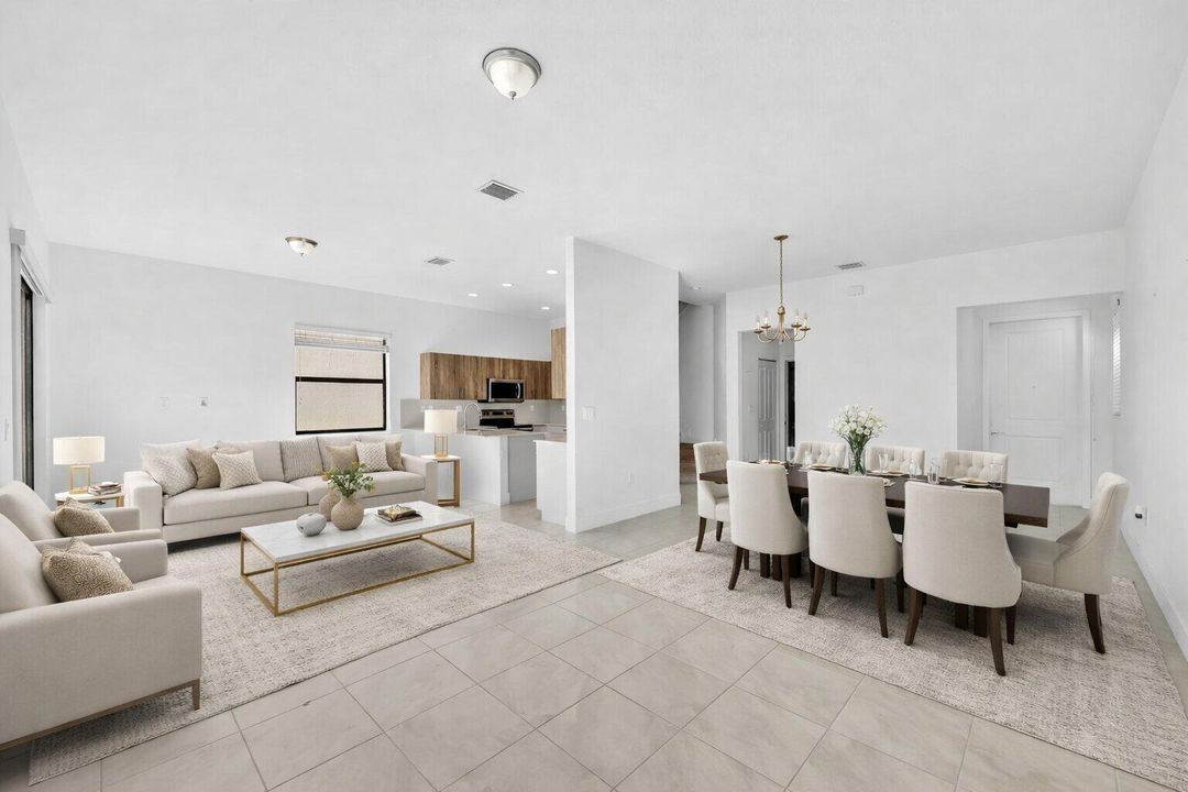 Virtually Staged Living room