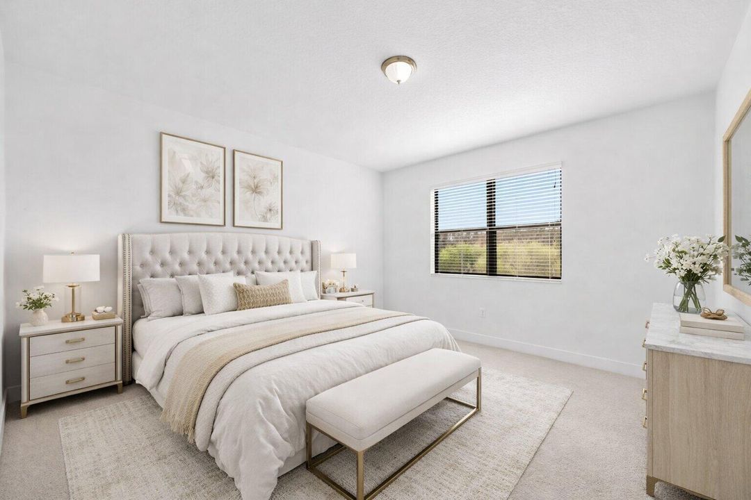 Virtually Staged Bedroom