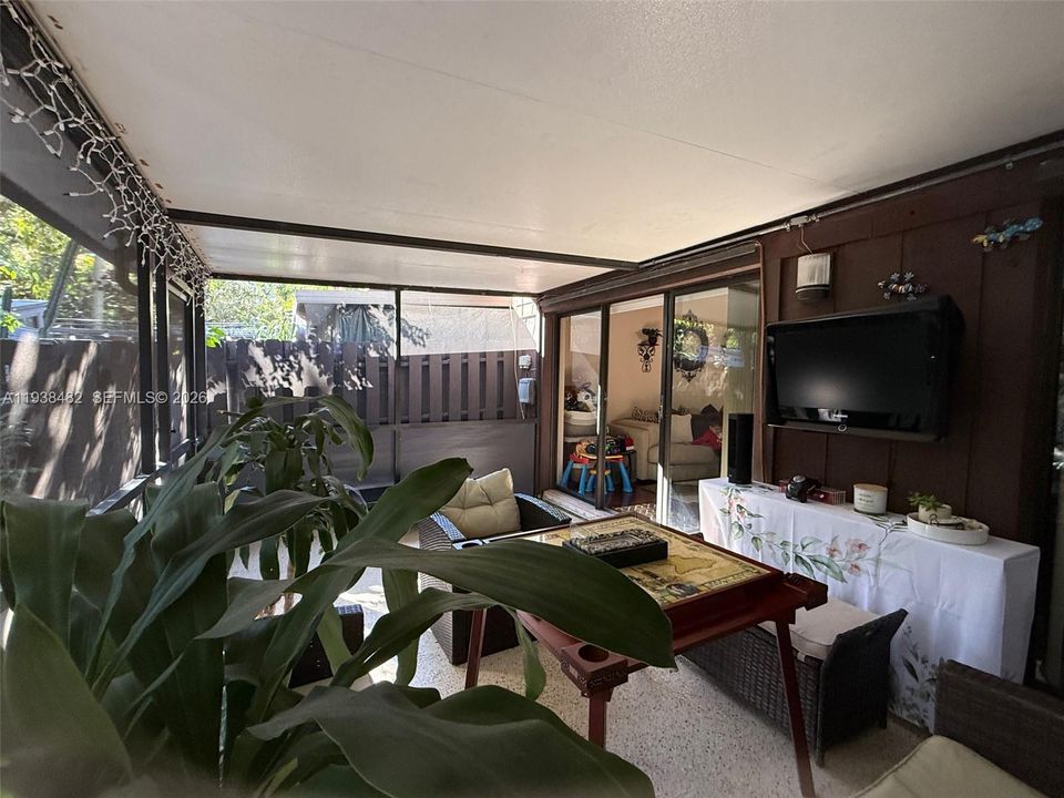 Covered Screened Patio