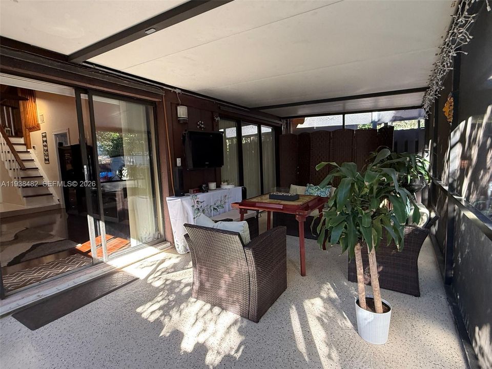 Covered Screened Patio