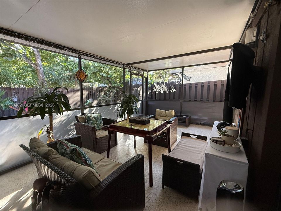 Covered Screened Patio