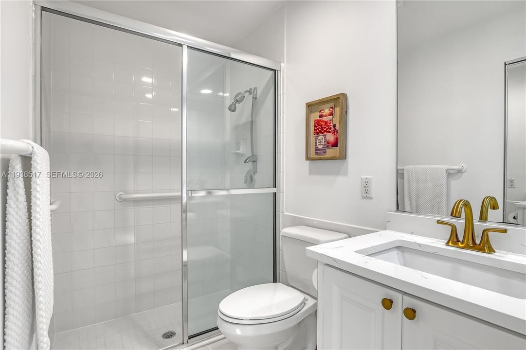 remodeled guest bathroom