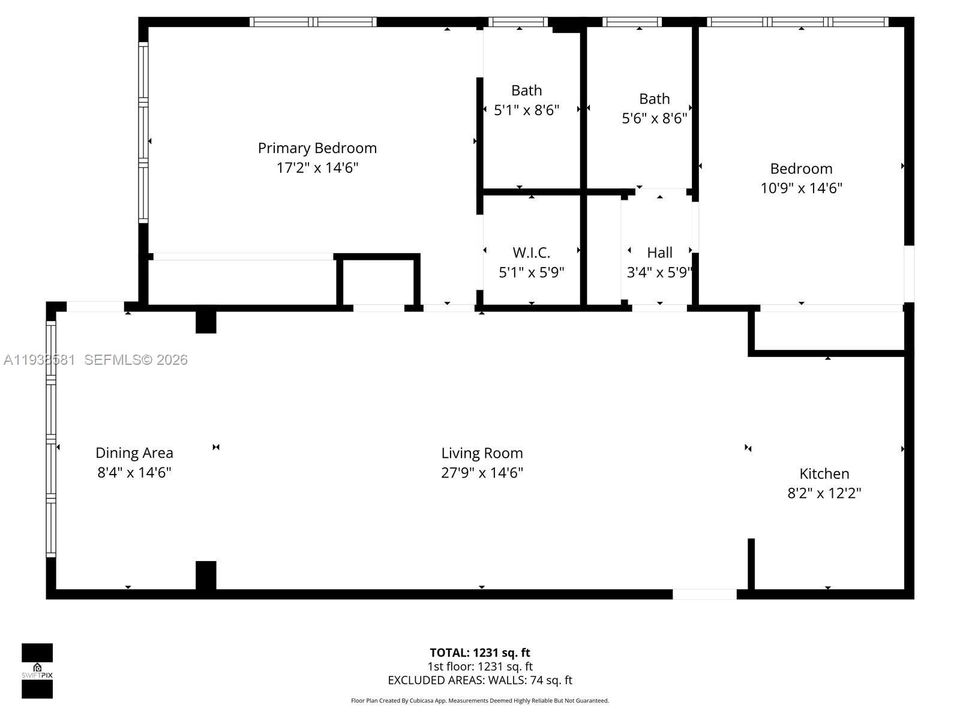 出租: $3,600 (2 贝兹, 2 浴室, 1253 平方英尺)