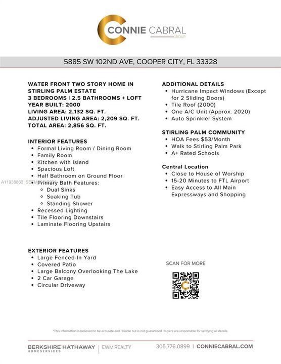 En Venta: $739,000 (3 camas, 2 baños, 2132 Pies cuadrados)