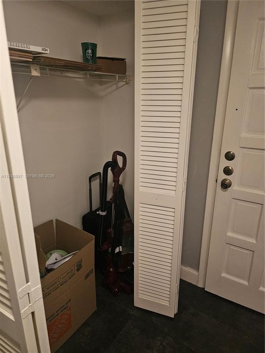 Coat Closet by Entry Door