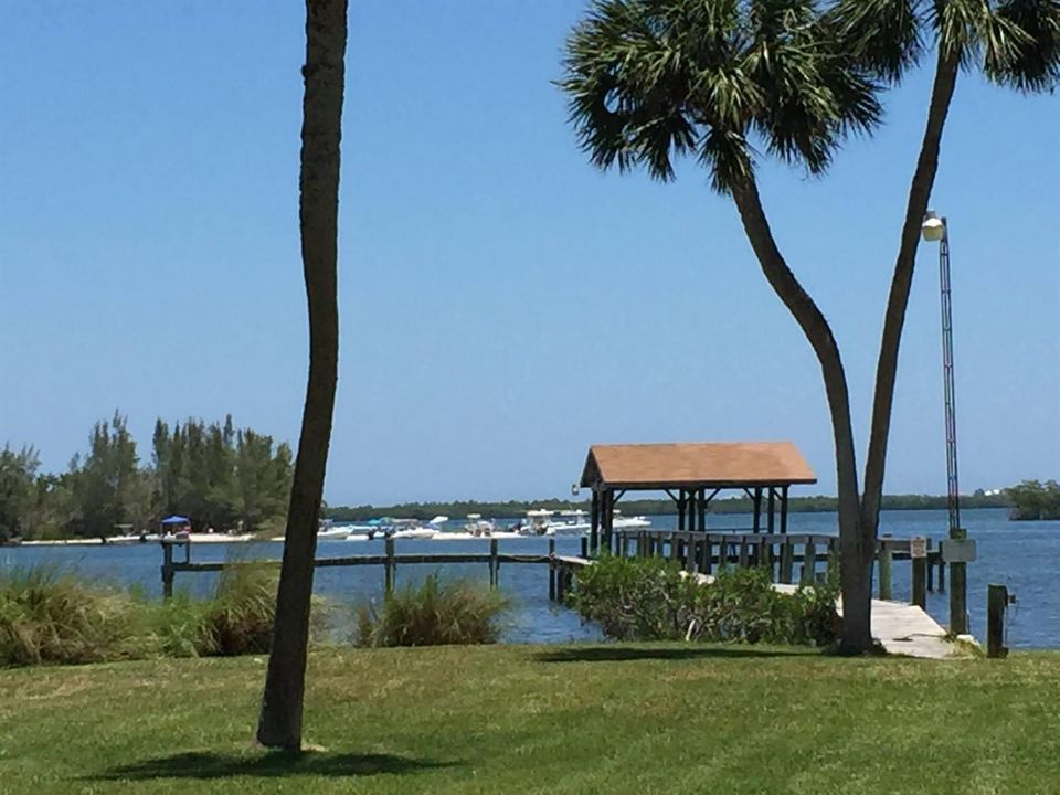 VIEW OF RIVER AND DOCK