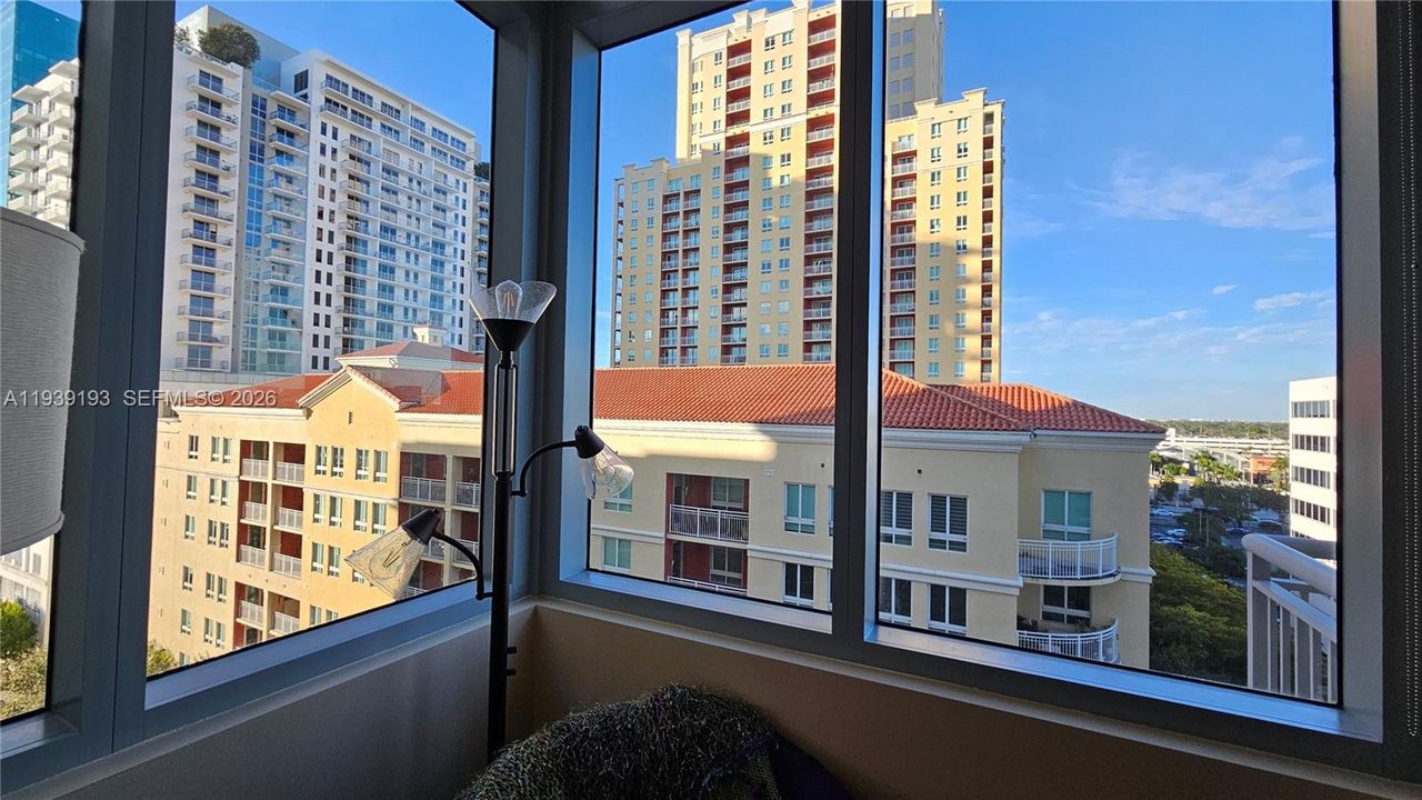 View from master bedroom windows